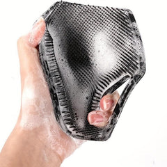 Soft Silicone Body Scrubber Scalp Massager Shampoo Brush
