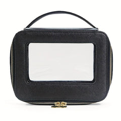 Portable Makeup Bag With Handle Travel Toiletries Storage Bag
