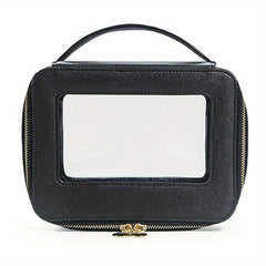 Portable Makeup Bag With Handle Travel Toiletries Storage Bag