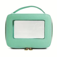 Portable Makeup Bag With Handle Travel Toiletries Storage Bag