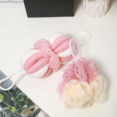 2pcs Stretch Bath Shower Loofah Sponge Body Scrubber Exfoliating Sponge