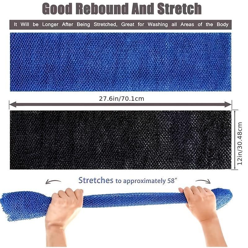 African Long Bath Net Sponge - Body Exfoliating Shower Scrubber