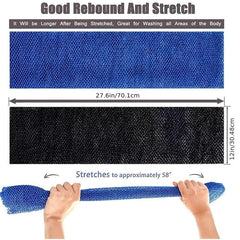 African Long Bath Net Sponge - Body Exfoliating Shower Scrubber