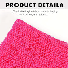 African Long Bath Net Sponge - Body Exfoliating Shower Scrubber