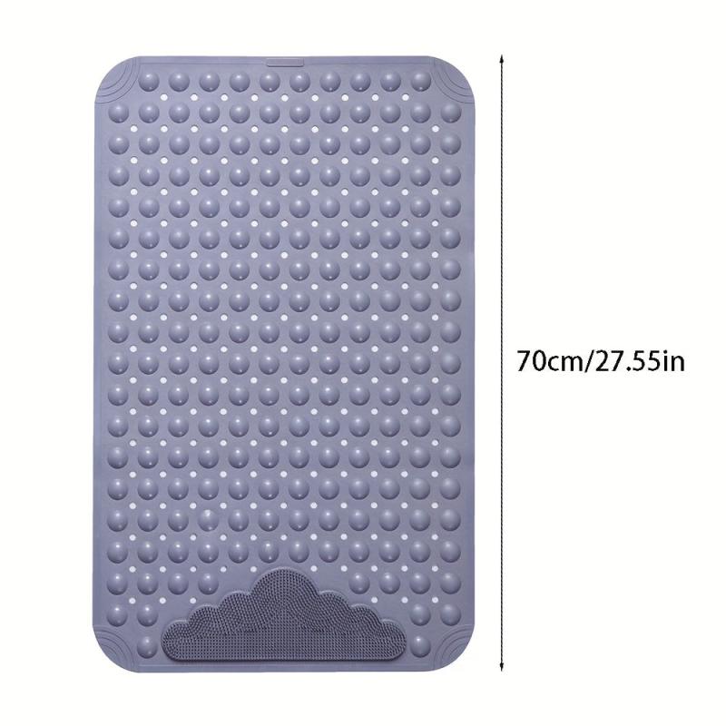 Massage Bath Shower Foot Scrubber Mat Non Slip