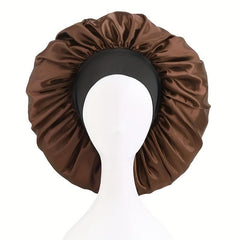 Adjustable Satin Bonnet Hair Cap For Sleeping Long Hair Care Women Night Hat