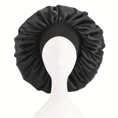 Adjustable Satin Bonnet Hair Cap For Sleeping Long Hair Care Women Night Hat