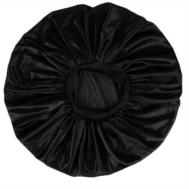 Adjustable Satin Bonnet Hair Cap For Sleeping Long Hair Care Women Night Hat