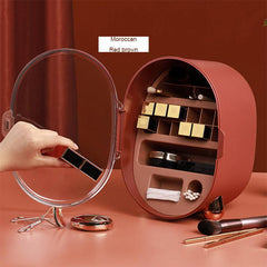Dustproof Cosmetic Storage Box Organizer Case for Skincare Products and Jewelry