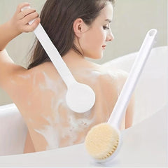 Long Handle Bath Massage Cleaning Brush Soft Hair Bath Brush Exfoliating
