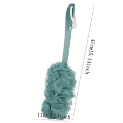 Soft Long Handle Body Brush for Exfoliating, Spa Scrub, Back Exfoliation