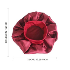 Stretchable Satin Hair Bonnet Shower Cap for Women
