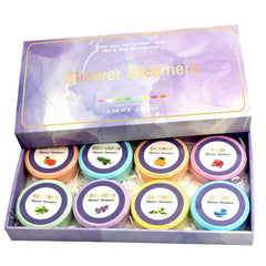 Aromatherapy Shower Steamers 8 Pack Bath Bombs Self Care Gift