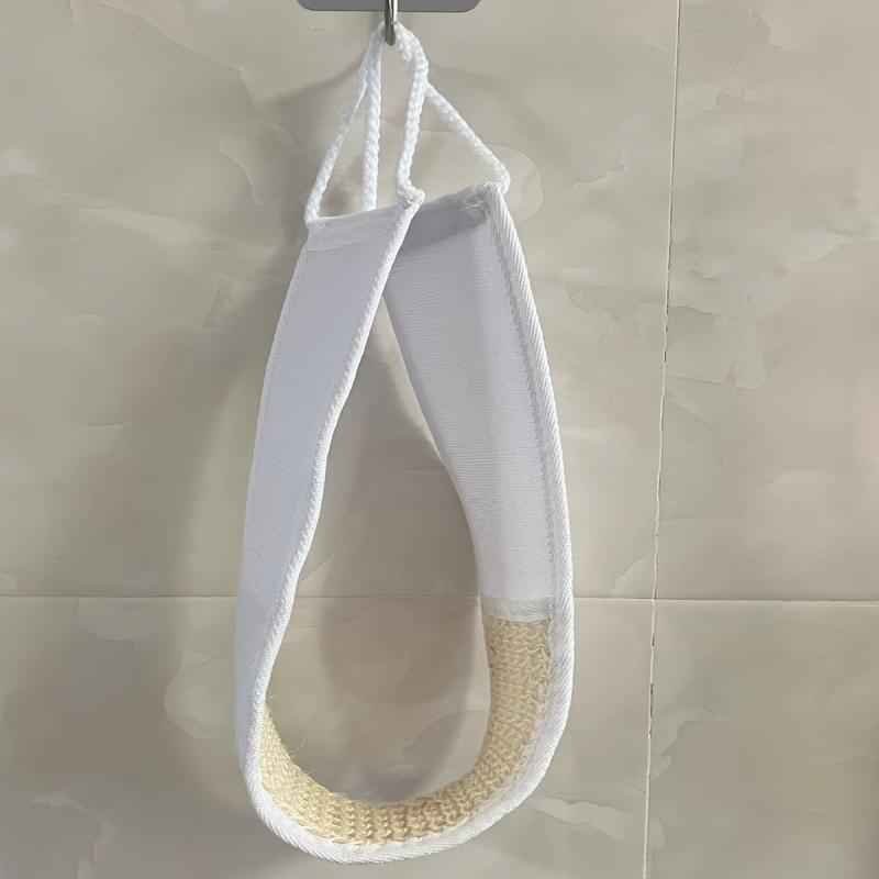Natural Loofah Back Strap Bath Brush Shower Massage Spa Scrub Sponge