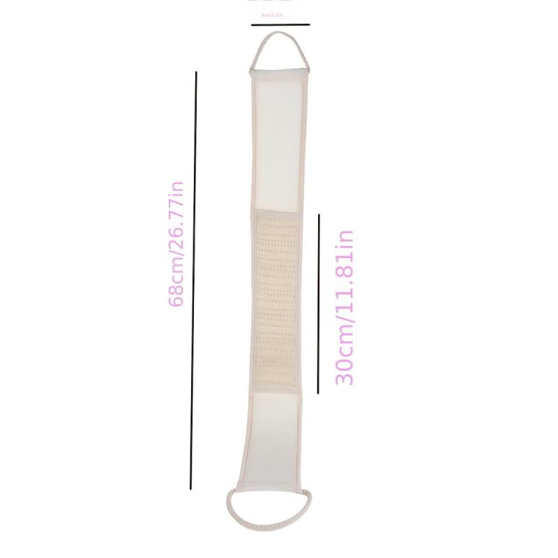 Natural Loofah Back Strap Bath Brush Shower Massage Spa Scrub Sponge