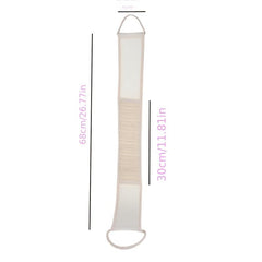 Natural Loofah Back Strap Bath Brush Shower Massage Spa Scrub Sponge