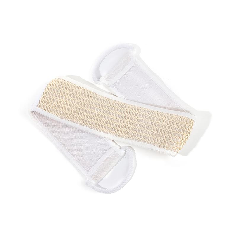 Natural Loofah Back Strap Bath Brush Shower Massage Spa Scrub Sponge