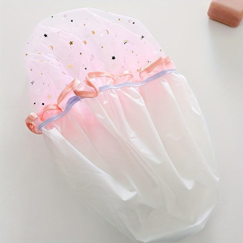 Thick Waterproof Shower Cap for Women