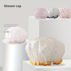 Thick Waterproof Shower Cap for Women