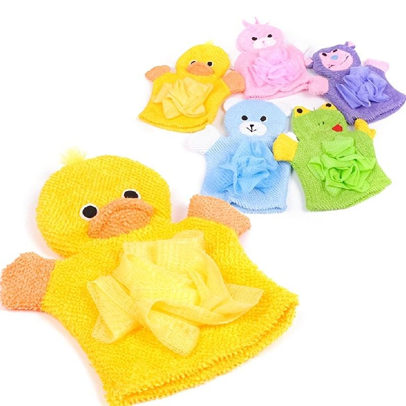 Cartoon Sponge Bath Ball Towel Set
