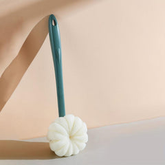 Shower Body Brush With Bristles And Loofah Back Scrubber