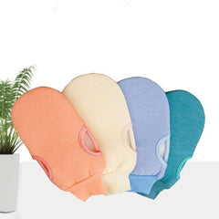 Beauty Exfoliating Glove Mitt Body Scrub For Bath Shower Spa Hand Exfoliator
