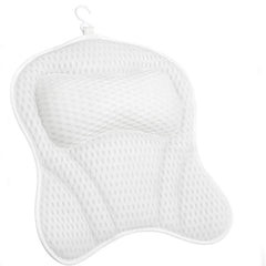 4D Air Mesh Non Slip Bath Pillow for Head Neck and Back Support