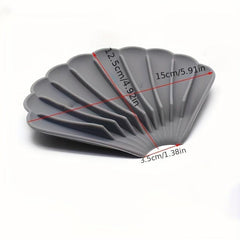 Silicone Shell Soap Dish Holder Non-slip Bathroom Punch Soap Pad