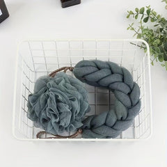 2 PCS Bath Sponge Puffs Set - Spa Puff Scrubber Ball for Face Body