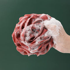 Luxurious Soft & Scrub Rose Bath Ball for Bubble Bath Experience