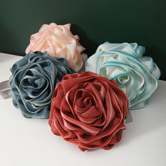Luxurious Soft & Scrub Rose Bath Ball for Bubble Bath Experience