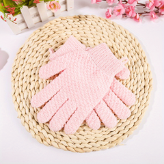 2pcs Exfoliating Gloves Body Shower Exfoliator Scrub Mitt