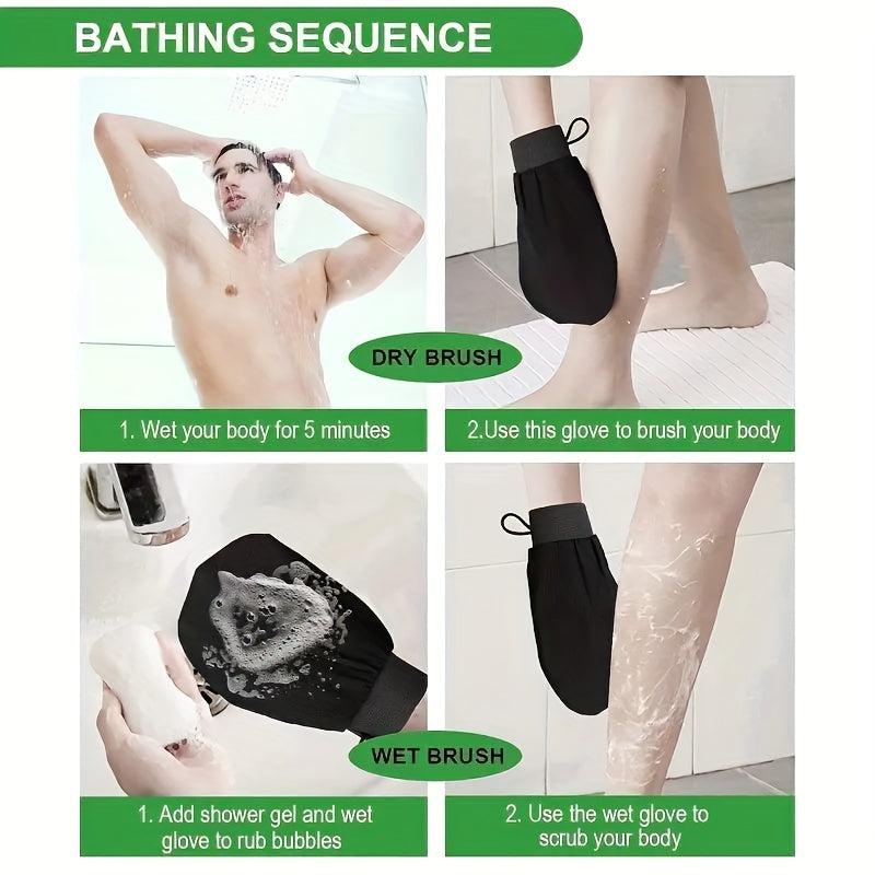 Viscose Fiber Scrub Mitt for Exfoliation