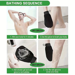 Viscose Fiber Scrub Mitt for Exfoliation