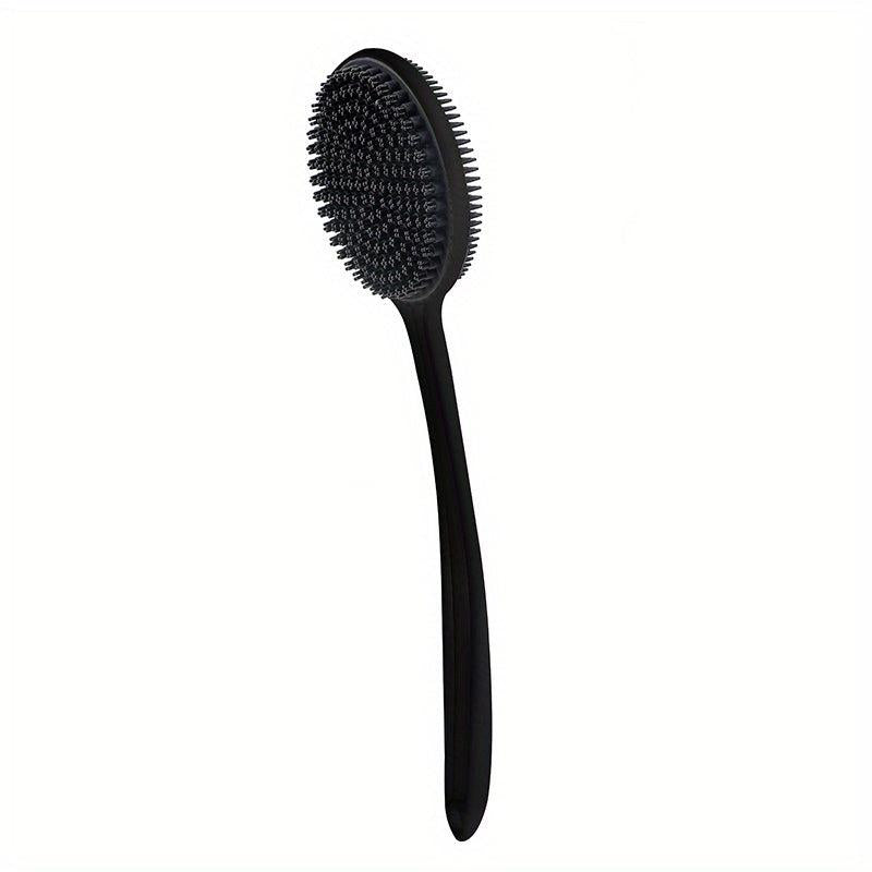 Silicone Back Scrubber with Bristles Long Handle for Exfoliating and Cleaning