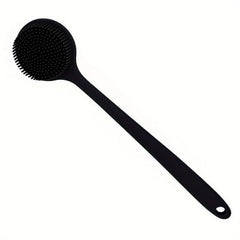 Soft Silicone Back Scrubber Long Handle Bath Sponge