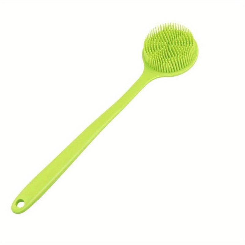 Soft Silicone Back Scrubber Long Handle Bath Sponge