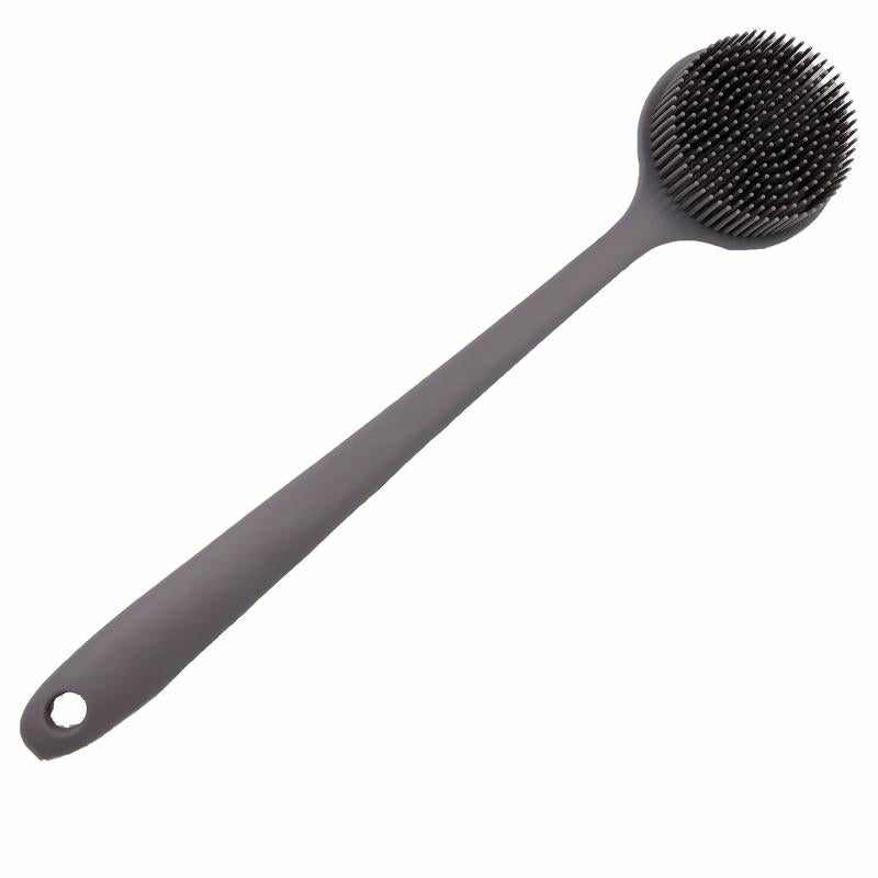 Soft Silicone Back Scrubber Long Handle Bath Sponge