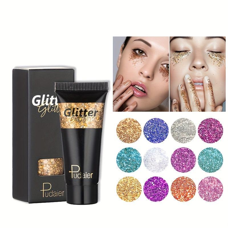 Mermaid Sequins Body Glitter Gel Make Up Long Lasting Glitter