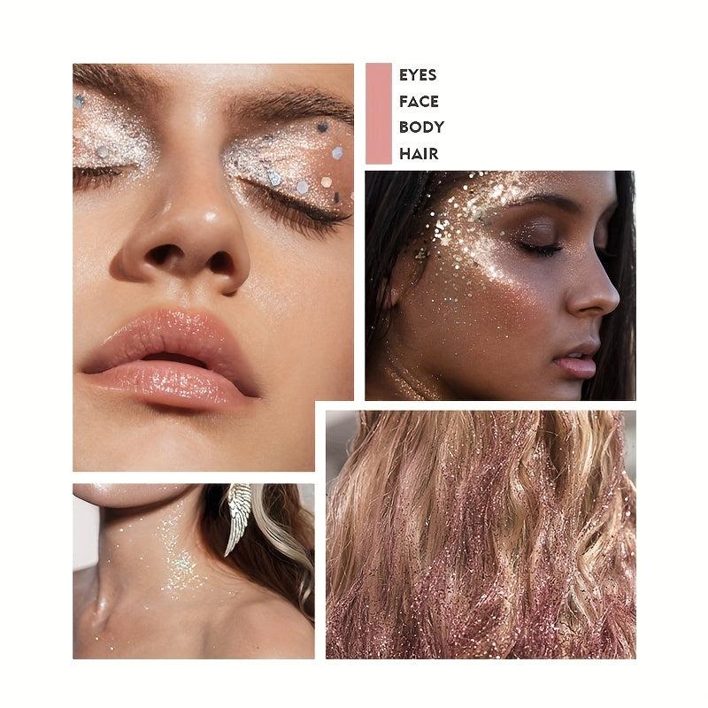 Mermaid Sequins Body Glitter Gel Make Up Long Lasting Glitter
