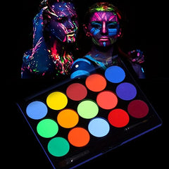 Fluorescent 15 Colors Water Soluble Body Painting Halloween Makeup