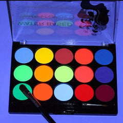 Fluorescent 15 Colors Water Soluble Body Painting Halloween Makeup