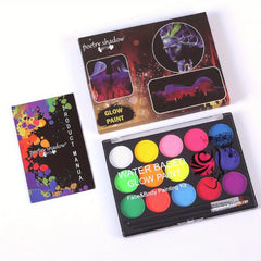 Fluorescent 15 Colors Water Soluble Body Painting Halloween Makeup
