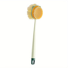 2pcs Bath Body Brush Back Scrubber Mesh Sponge with Long Handle