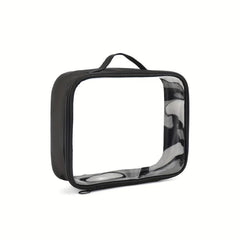 Clear Travel Toiletries Bag 5pcs Set Handle Strap Liquid Cosmetics Organizer