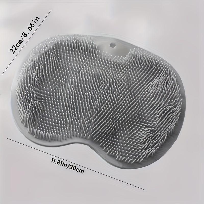3pcs Shower Body Scrubber Mat with Suction Cup Hands Massager