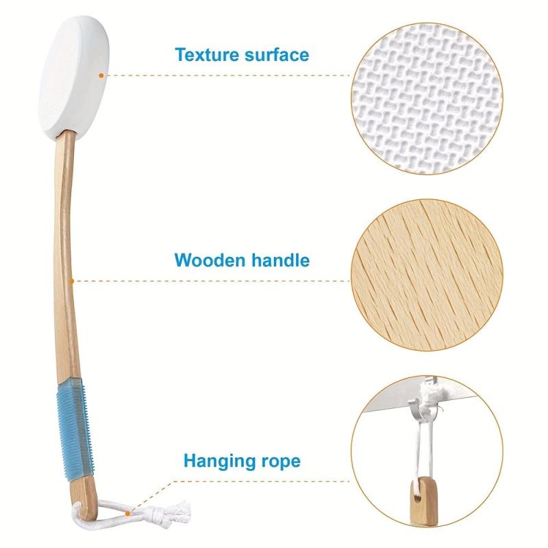 Bath Lotion Applicator for Back Self Application of Cream
