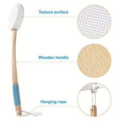 Bath Lotion Applicator for Back Self Application of Cream