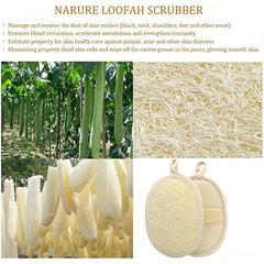 Natural Loofah Sponge For Exfoliating Dead Skin Lufa Scurbber