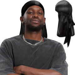Men's Silk Pirate Hat with Ethnic Style Headband